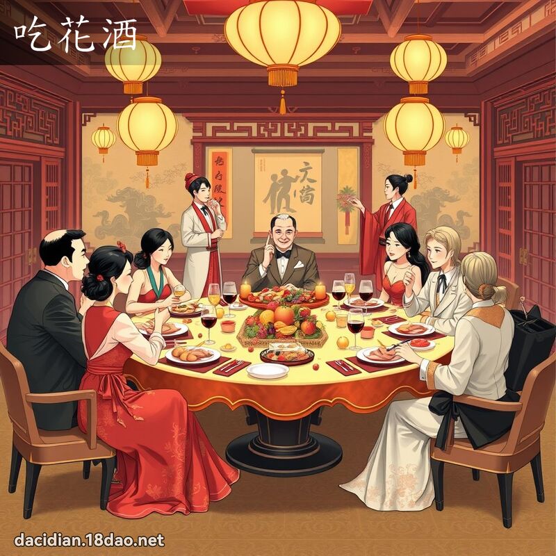 吃花酒 - 國語大辭典配圖