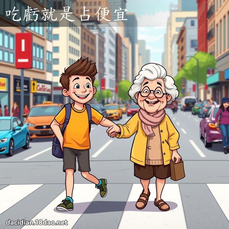 吃虧就是占便宜 - 國語大辭典配圖