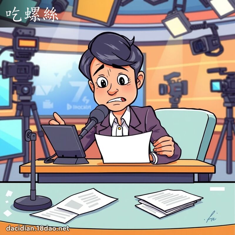 吃螺丝 - 国语大辞典配图