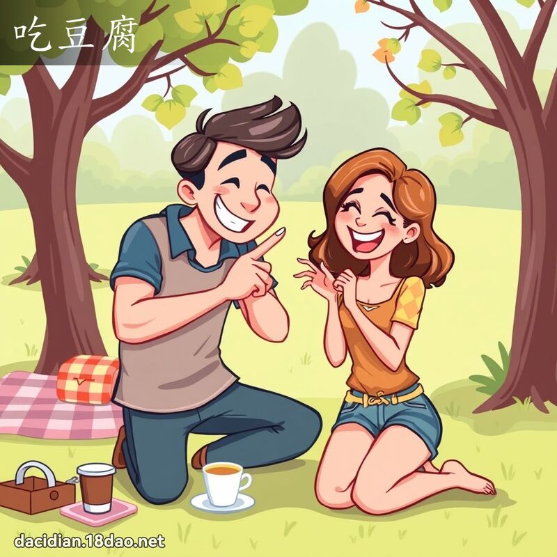 吃豆腐 - 国语大辞典配图