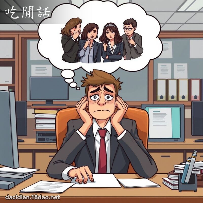 吃闲话 - 国语大辞典配图