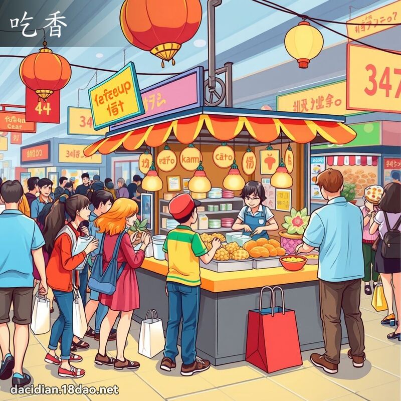 吃香 - 國語大辭典配圖