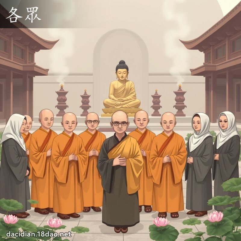 各眾 - 國語大辭典配圖