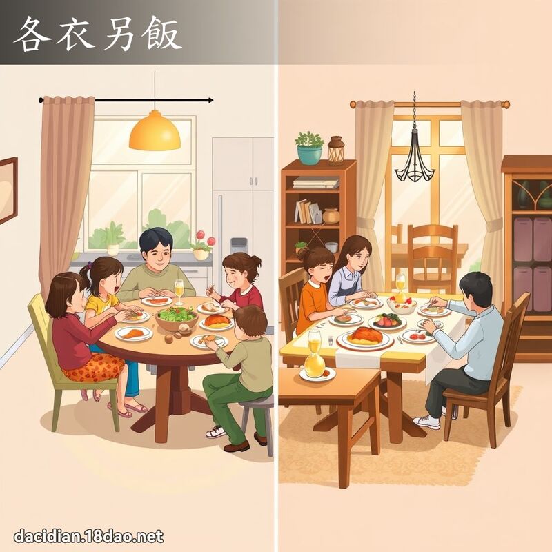 各衣另飯 - 國語大辭典配圖