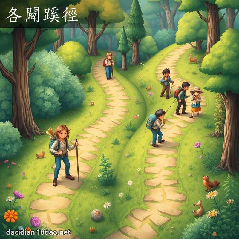 各闢蹊徑 - 國語大辭典配圖