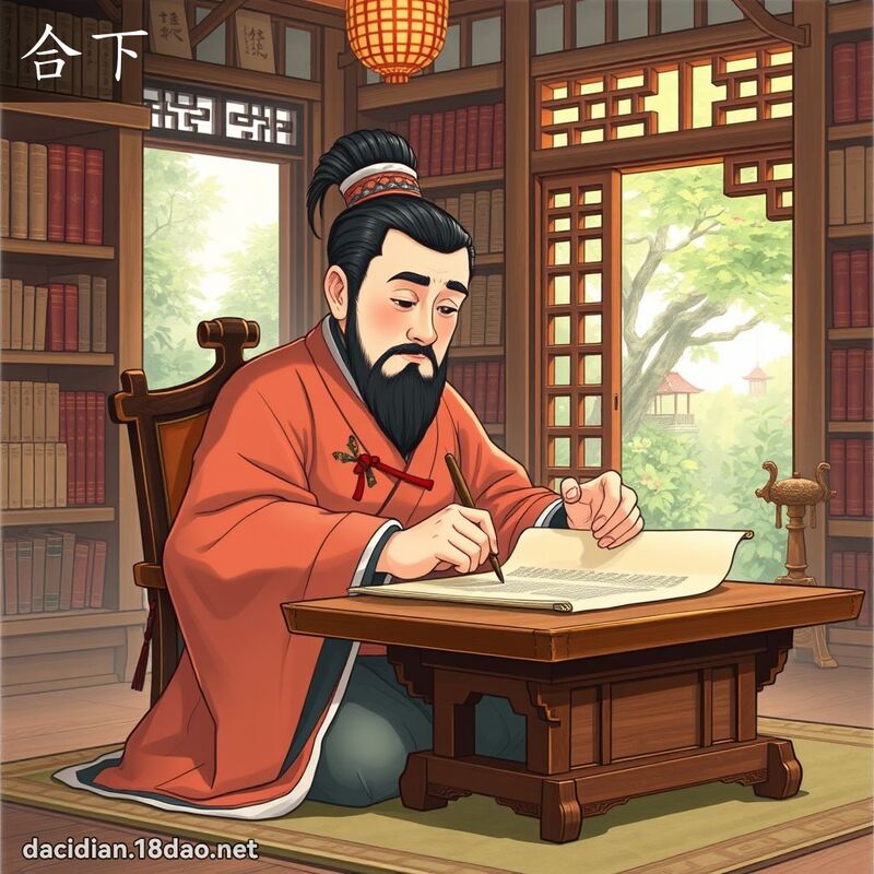 合下 - 國語大辭典配圖