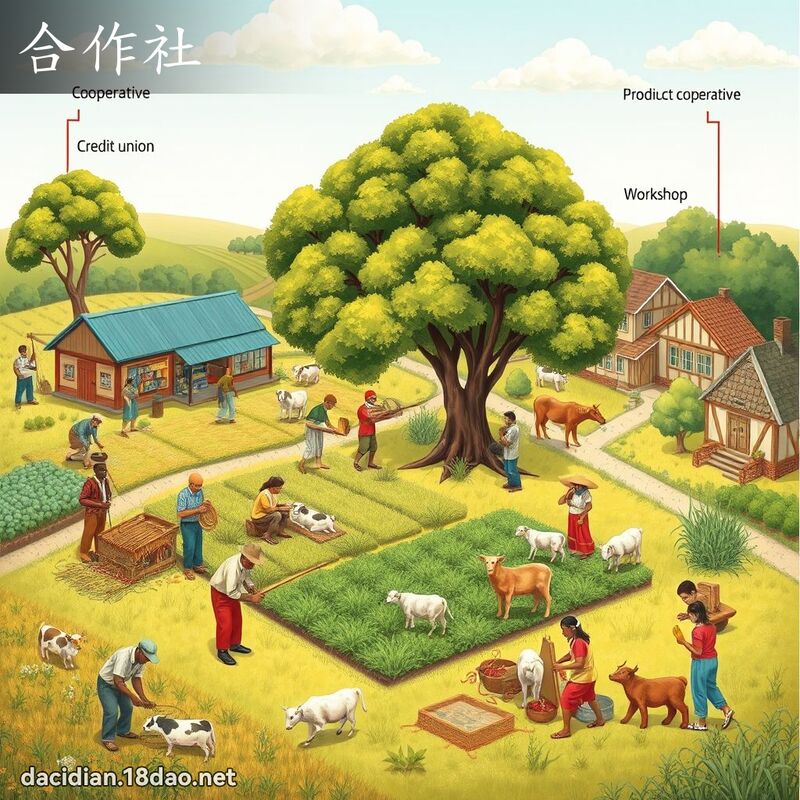 合作社 - 國語大辭典配圖