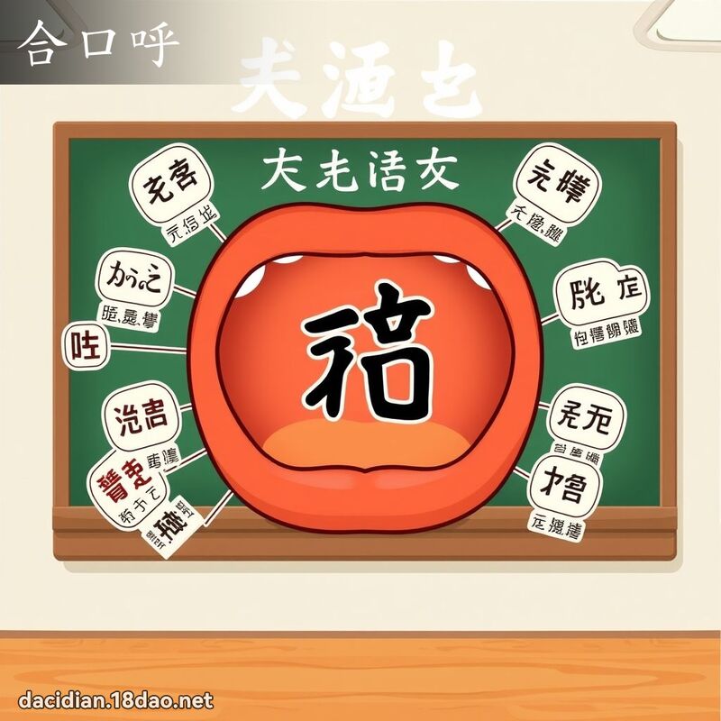 合口呼 - 國語大辭典配圖