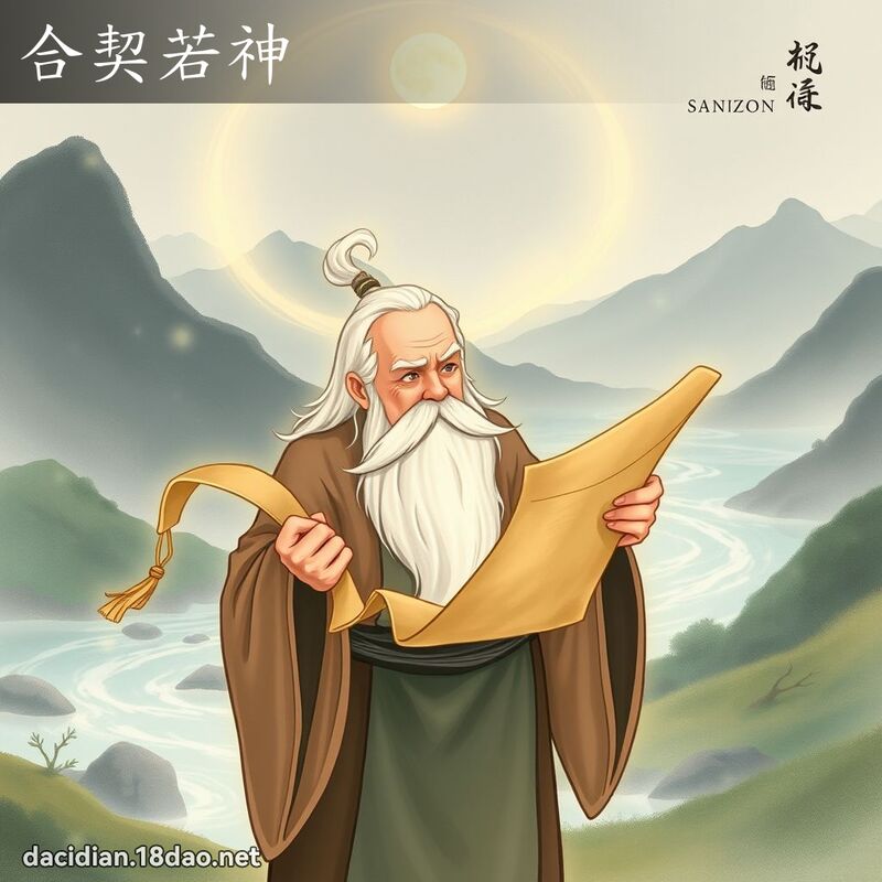 合契若神 - 国语大辞典配图