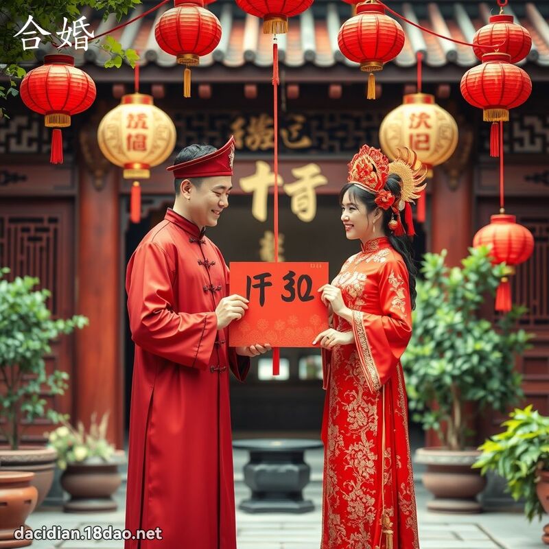 合婚 - 國語大辭典配圖