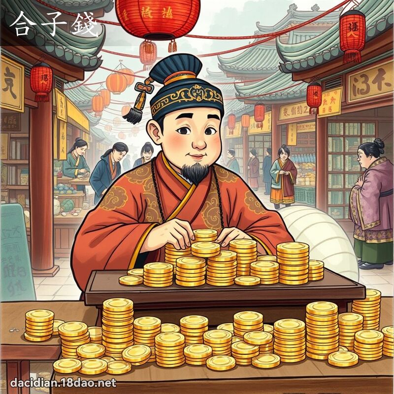 合子錢 - 國語大辭典配圖