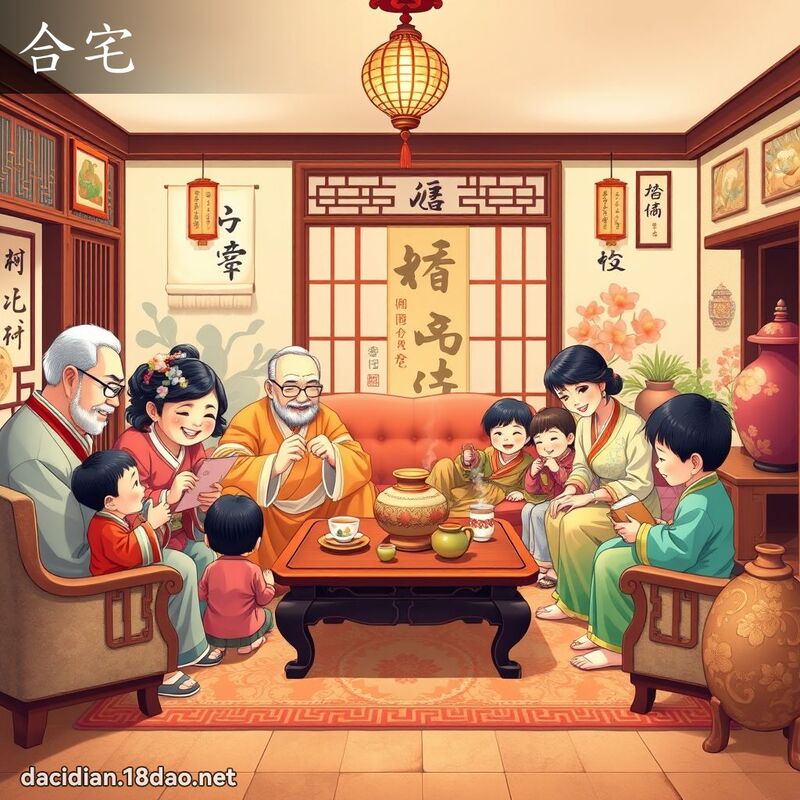 合宅 - 國語大辭典配圖