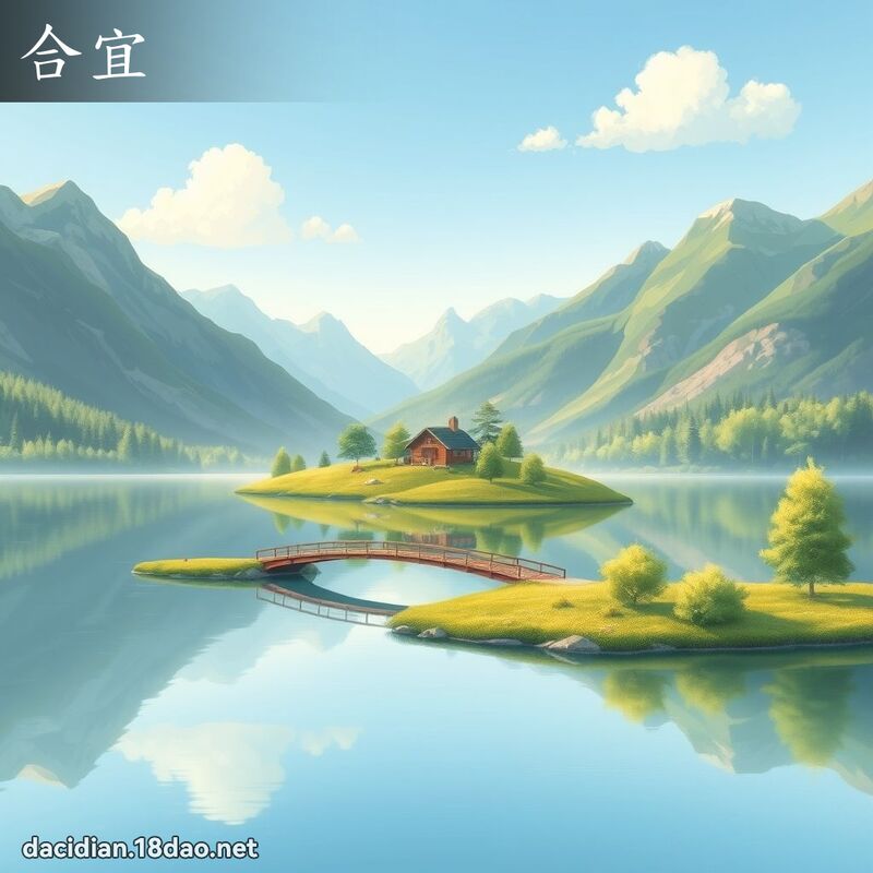 合宜 - 國語大辭典配圖