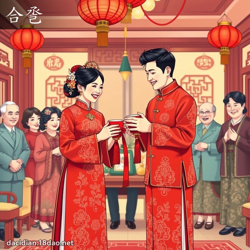 合巹 - 國語大辭典配圖