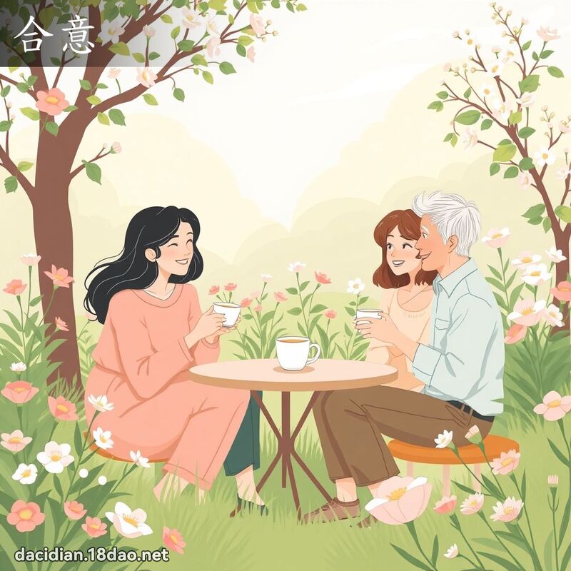 合意 - 國語大辭典配圖