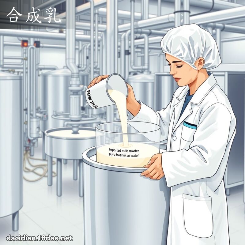 合成乳 - 國語大辭典配圖