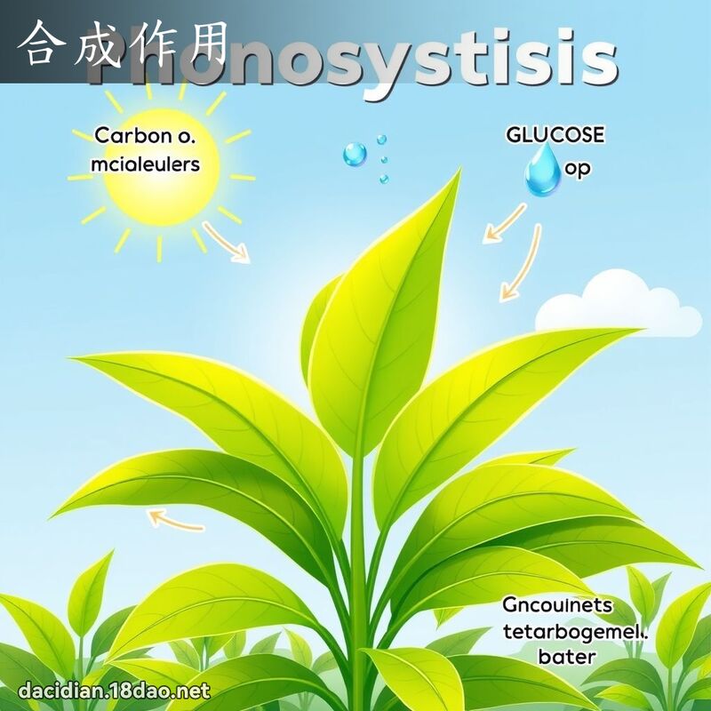 合成作用 - 國語大辭典配圖