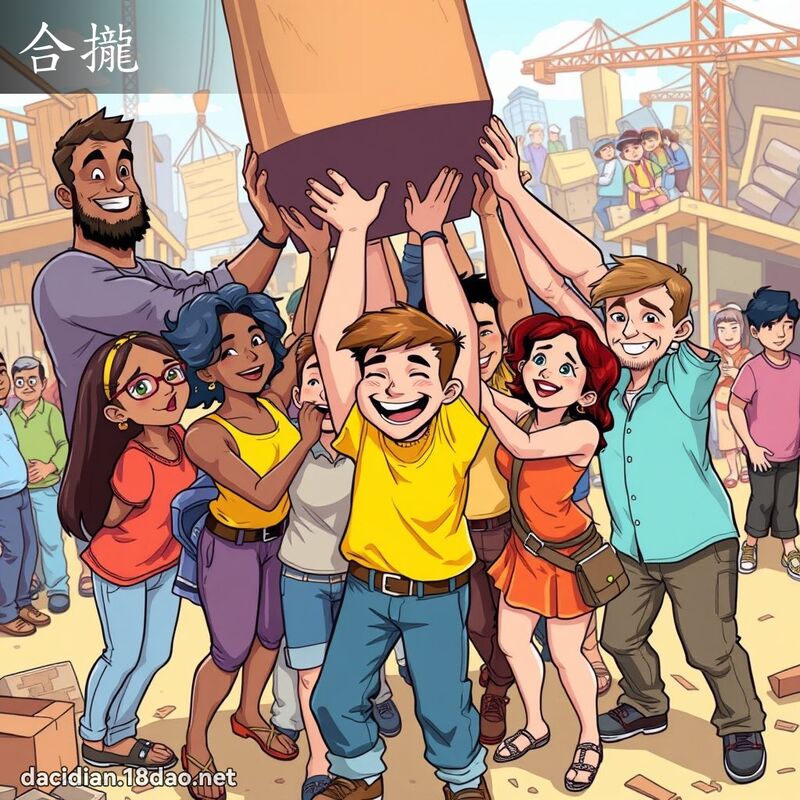 合攏 - 國語大辭典配圖