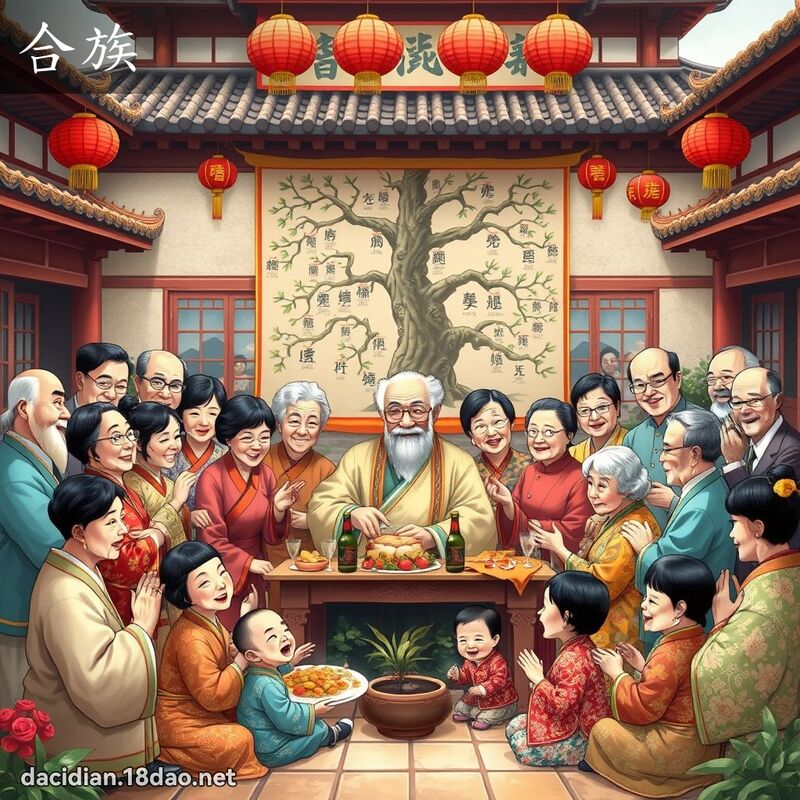 合族 - 國語大辭典配圖