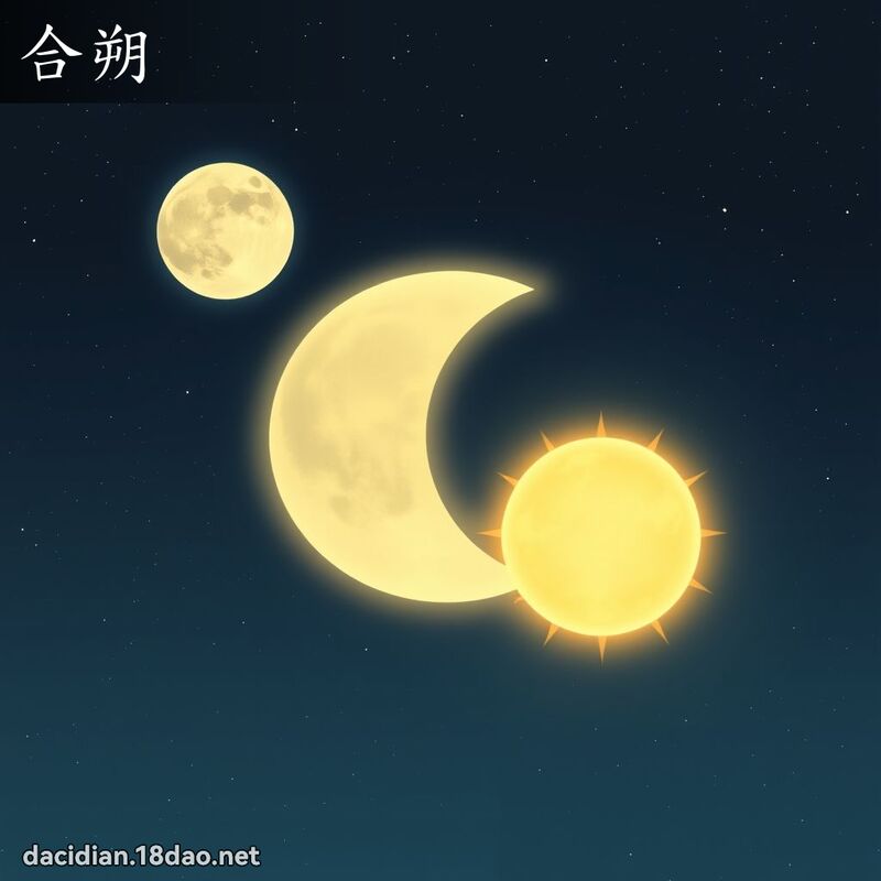 合朔 - 国语大辞典配图