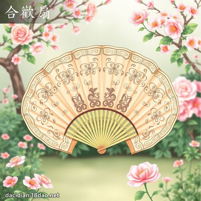 合欢扇 - 国语大辞典配图