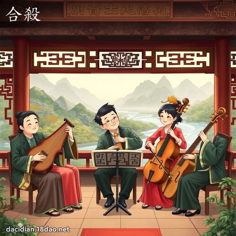 合殺 - 國語大辭典配圖