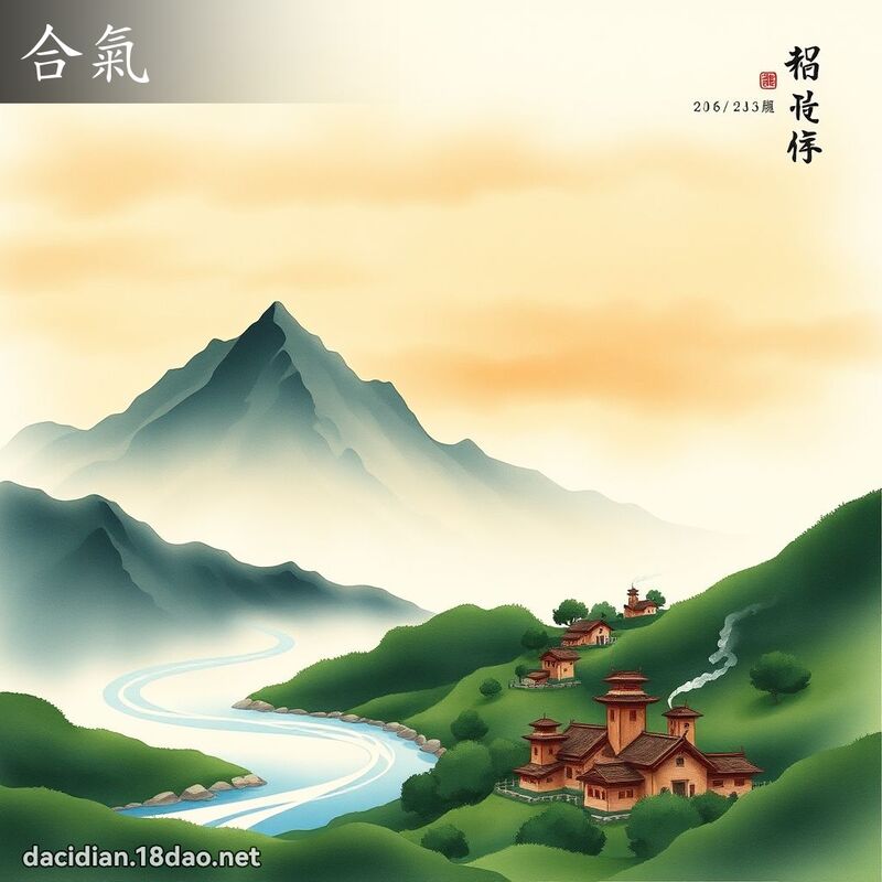 合氣 - 國語大辭典配圖