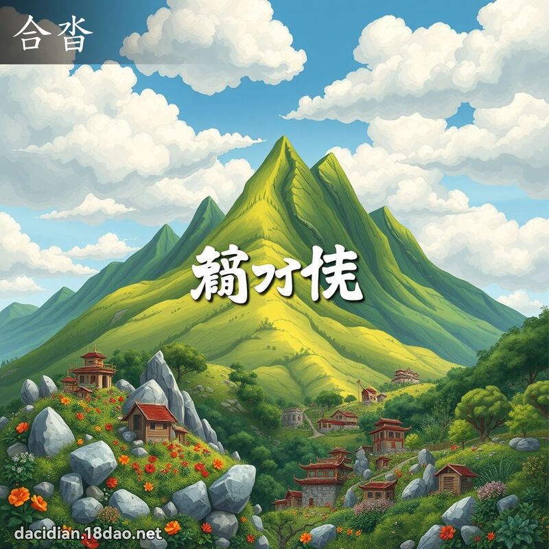 合沓 - 国语大辞典配图