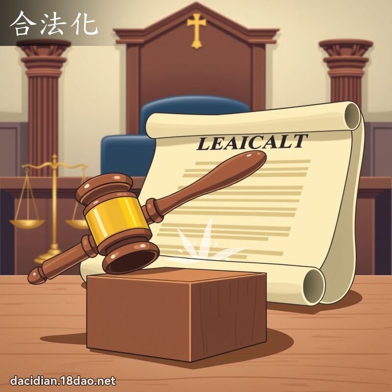 合法化 - 國語大辭典配圖