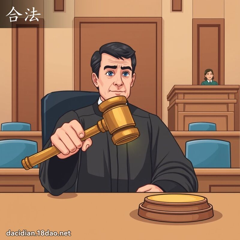 合法 - 国语大辞典配图