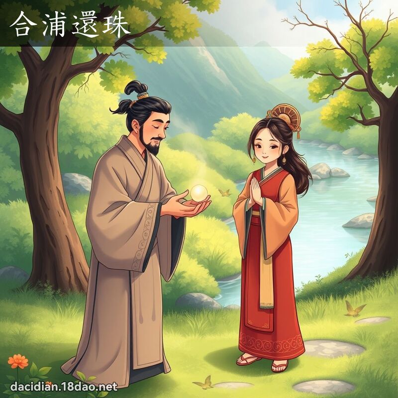 合浦還珠 - 國語大辭典配圖