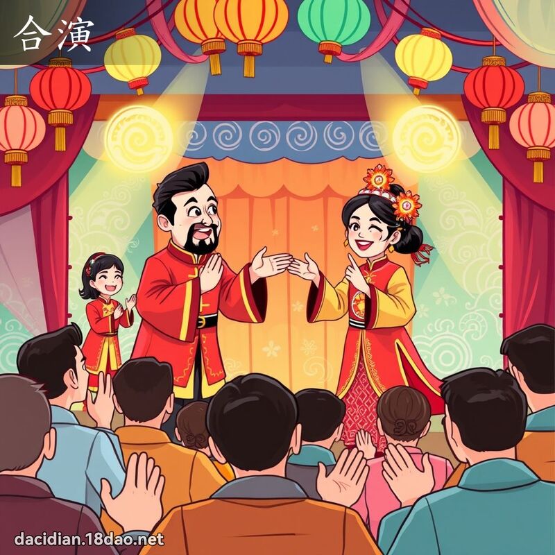 合演 - 國語大辭典配圖