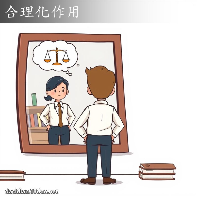 合理化作用 - 國語大辭典配圖