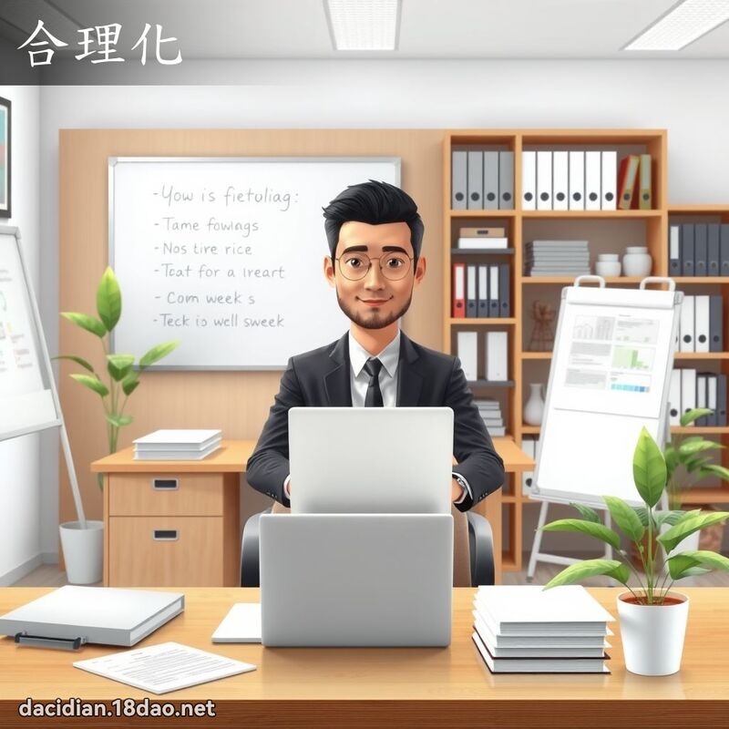 合理化 - 國語大辭典配圖
