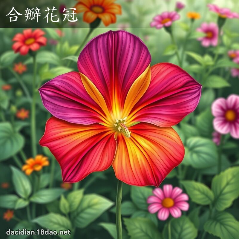 合瓣花冠 - 國語大辭典配圖