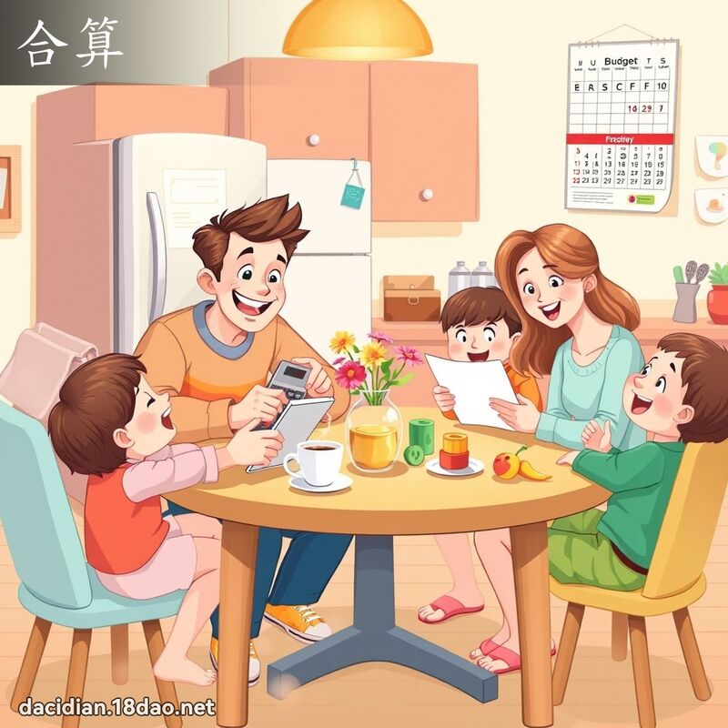 合算 - 國語大辭典配圖