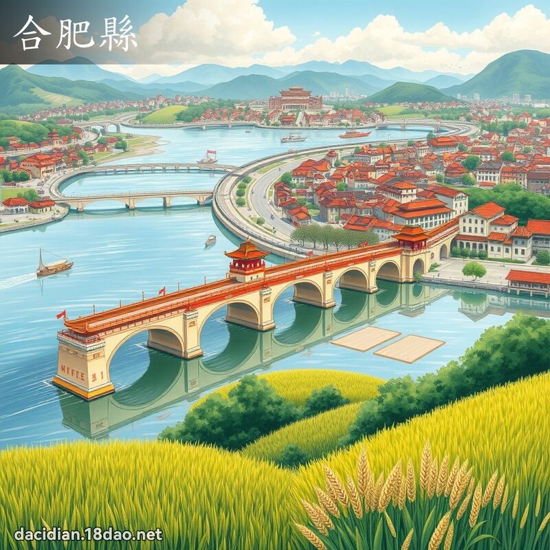 合肥县 - 国语大辞典配图