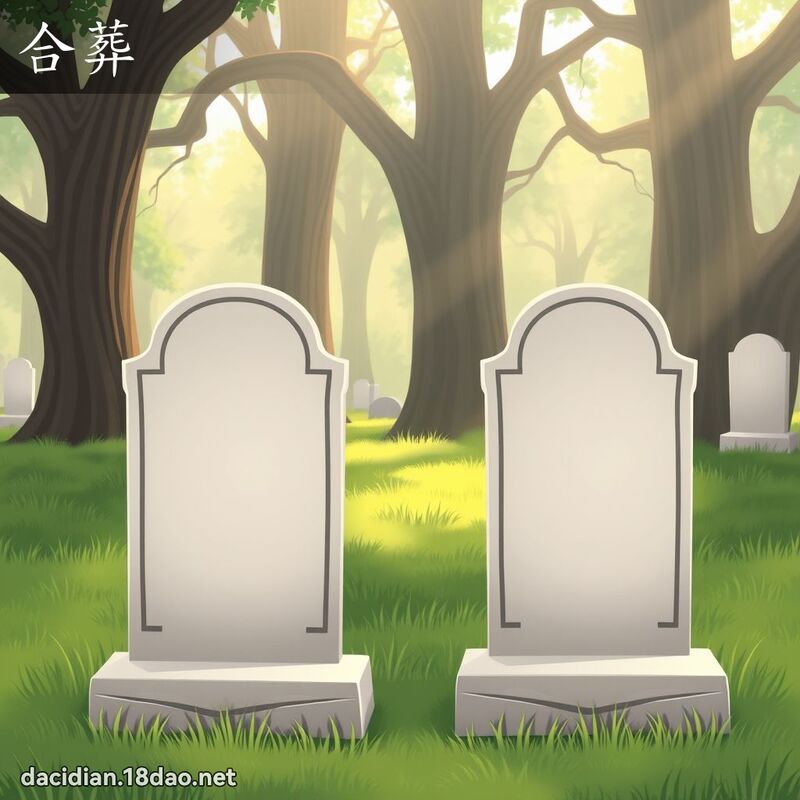 合葬 - 國語大辭典配圖