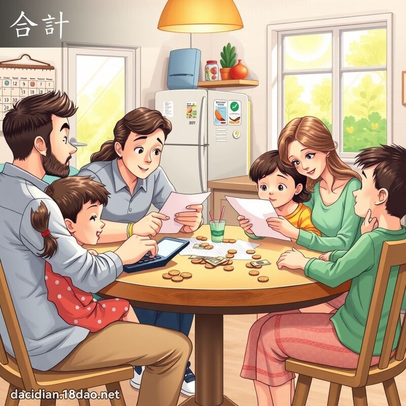 合計 - 國語大辭典配圖