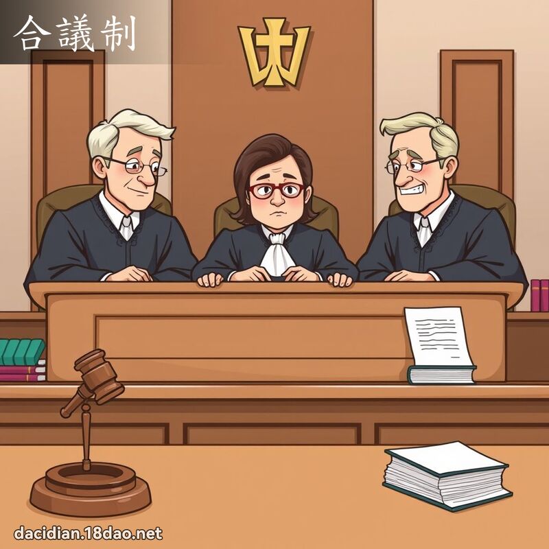 合議制 - 國語大辭典配圖