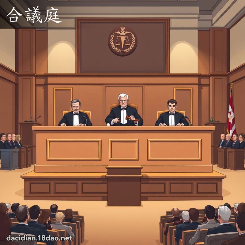 合议庭 - 国语大辞典配图