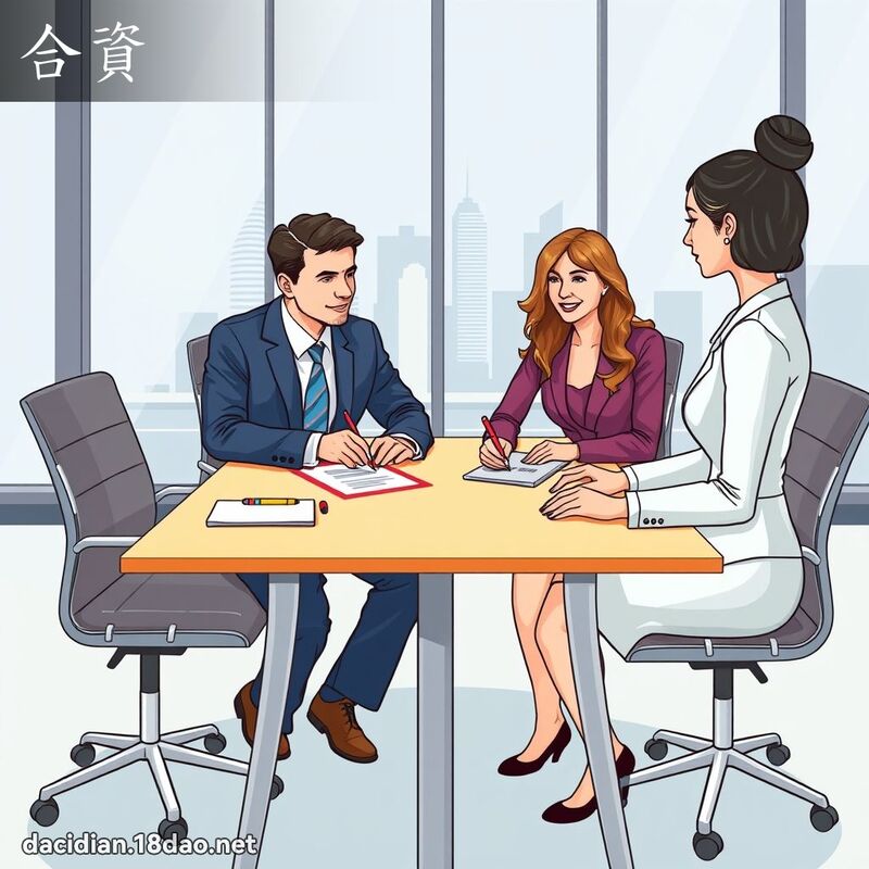 合資 - 國語大辭典配圖