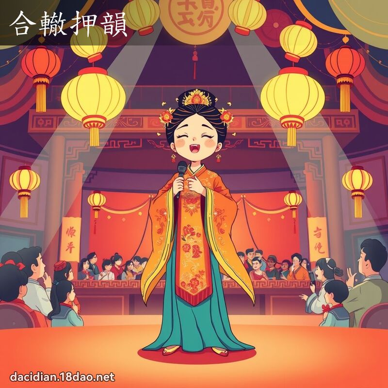 合辙押韵 - 国语大辞典配图