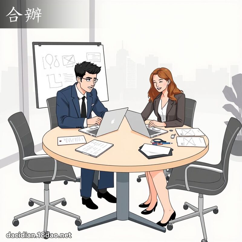 合辦 - 國語大辭典配圖