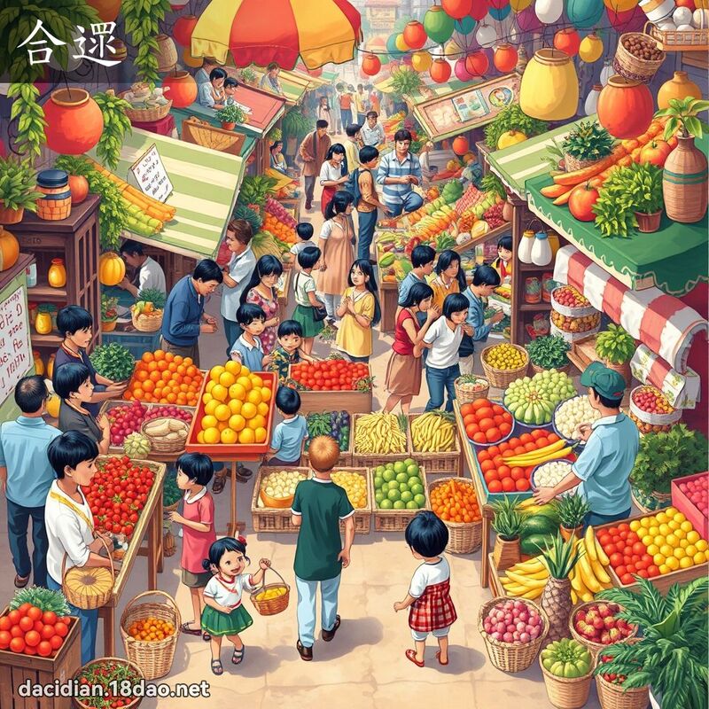 合遝 - 國語大辭典配圖