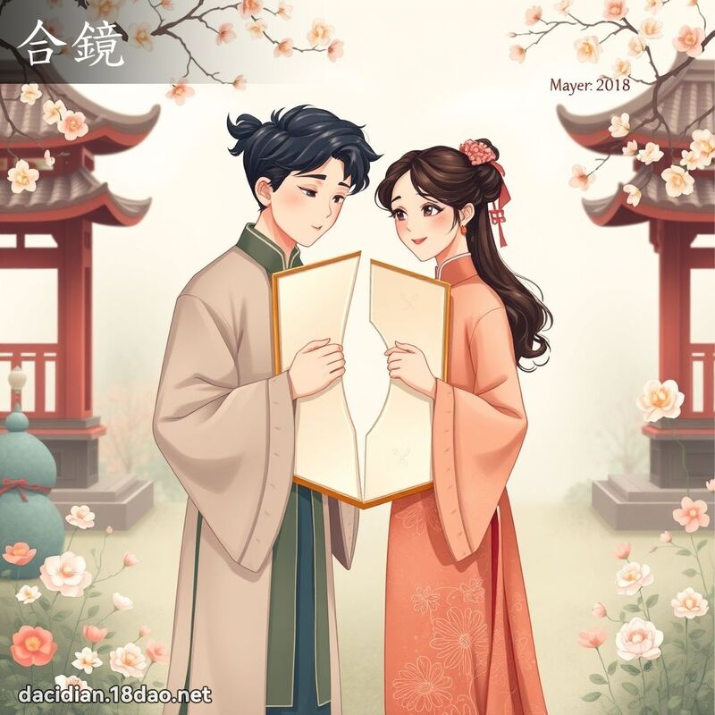 合鏡 - 國語大辭典配圖
