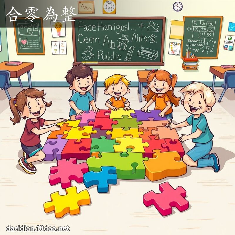 合零為整 - 國語大辭典配圖