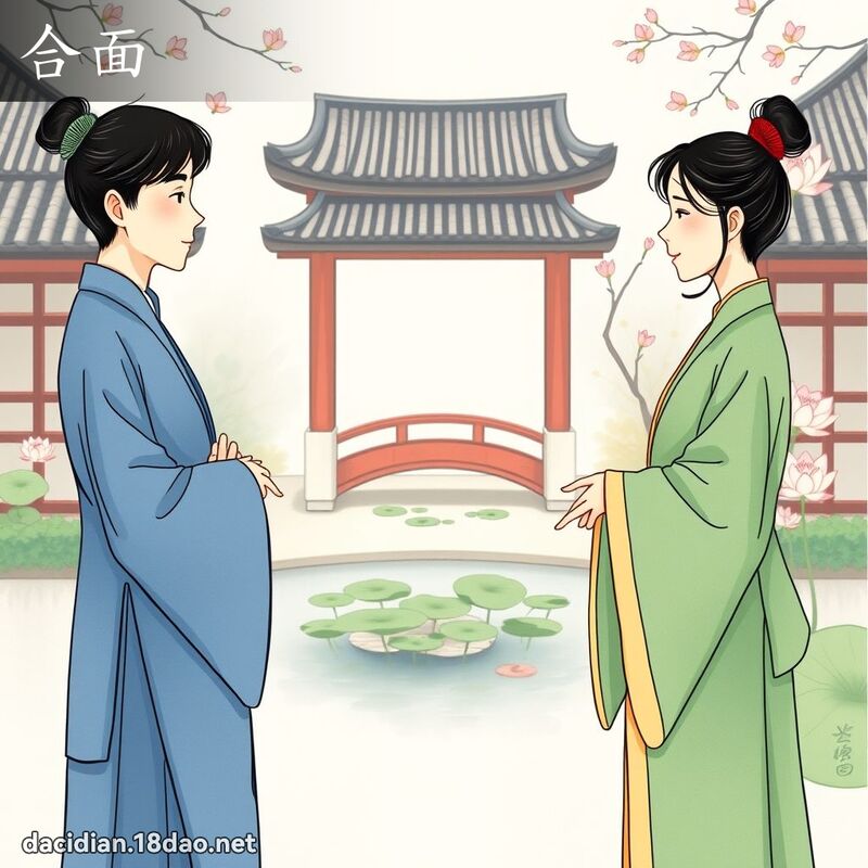 合面 - 國語大辭典配圖
