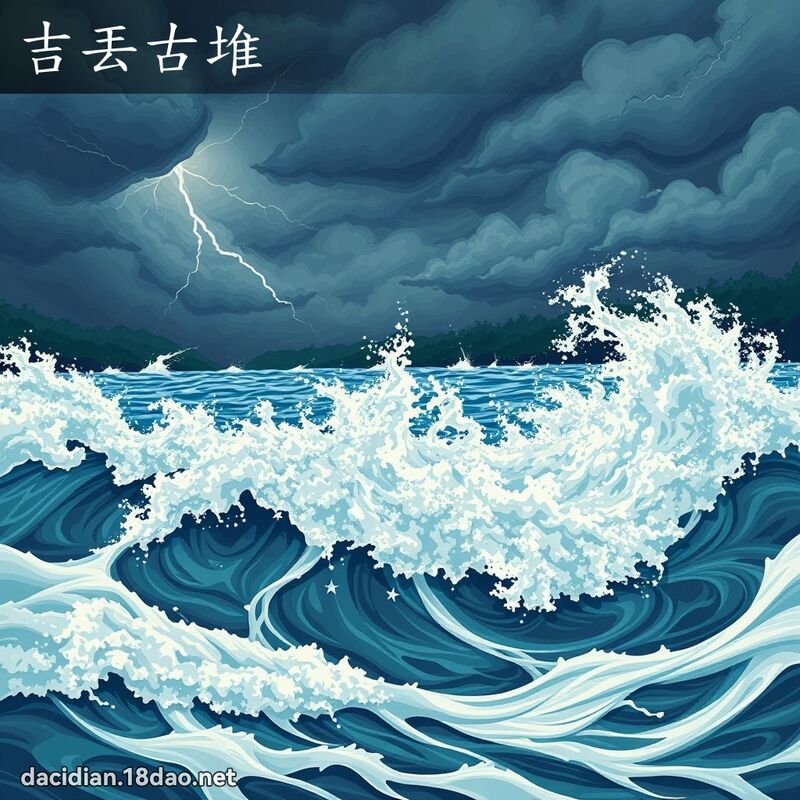 吉丟古堆 - 國語大辭典配圖