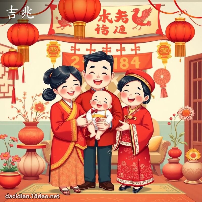 吉兆 - 國語大辭典配圖
